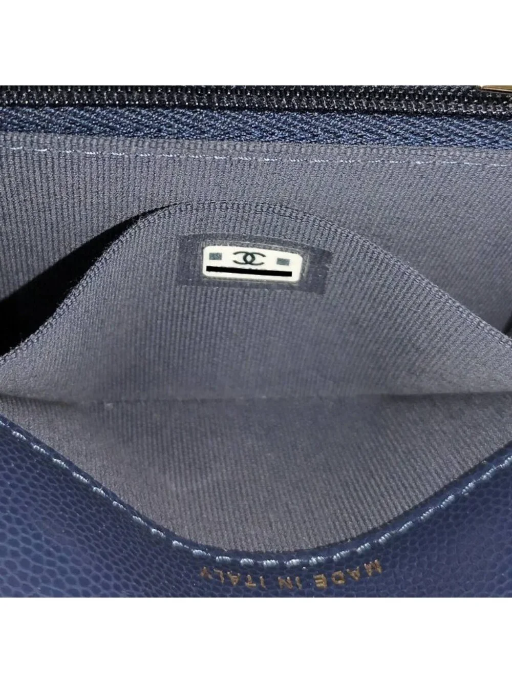 Chanel Coin Case Card Navy